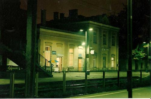 Łódź Widzew nocą