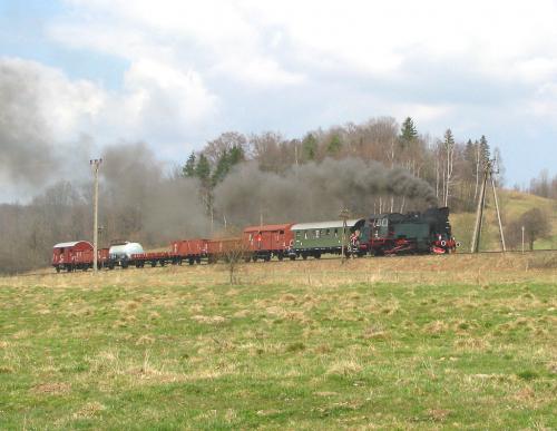 Świdnik - Uszatek ze składem osobowo-towarowym