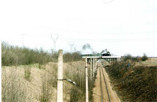 Krośniewice-Ozorków z parowozem Px 48 - 1902, 2001r