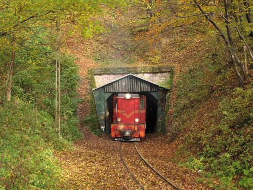 Wylot tunelu w Szklarach