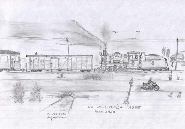 W drodze do Zaniemyśla 1985r.