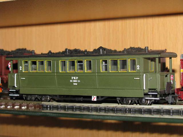 Wagon osobowy, wąskotorowy, lata 60/70